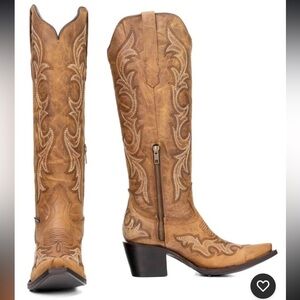 Rock’em Cowboy Jenny‎ size 11 wide calf Knee High Boots
